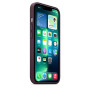 Husa din silicon compatibila cu iPhone 13 Pro cu protectie la camera,silk touch, interior din catifea, Rosu inchis