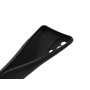 Husa din silicon compatibila cu Oppo A74 4G cu protectie la camera, silk touch, interior din catifea, Negru