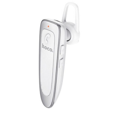 Handsfree Casca Bluetooth HOCO E60, SinglePoint, Business, Alb