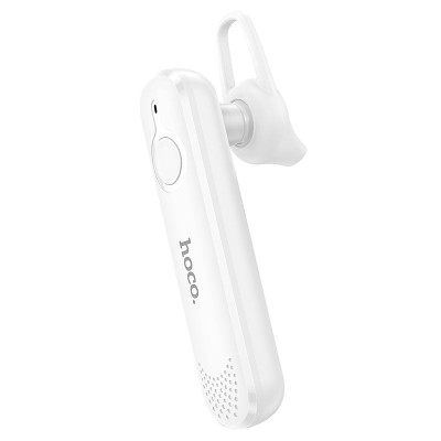 Handsfree Casca Bluetooth HOCO E63, cu volum reglabil si prindere rotativa, Alb