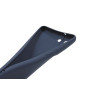 Husa din silicon compatibila cu Samsung Galaxy S22 cu protectie la camera, silk touch, interior din catifea, Navy Blue