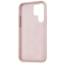 Husa din silicon compatibila cu Samsung Galaxy S22 Ultra cu protectie la camera, silk touch, interior din catifea, Pink