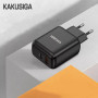 Incarcator retea 30W PD, Fast charge Kakusiga KSC-668, USB - Type-C, Negru