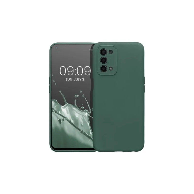 Husa Silk Touck Verde inchis Oppo A74 5G hnn