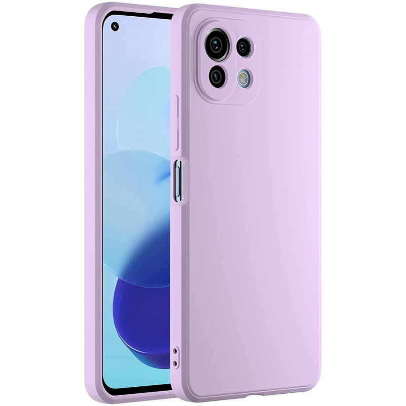 Husa Silk Touck Mov Xiaomi 11T Lite ho1