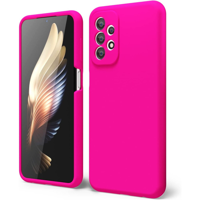 Husa Silk Touck Roz Neon Samsung Galaxy A23 5G 27v