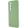 Husa din silicon X-Level compatibila cu Samsung Galaxy S23, silk touch, interior din catifea, Verde deschis