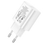 Incarcator Retea cu cablu USB Type-C HOCO N22 Jetta, Quick Charge, 25W, 1 X USB Tip-C, Alb