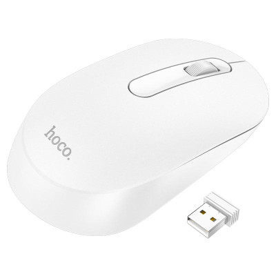 Mouse Wireless Hoco GM14 1200 DPI Alb