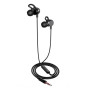 Casti Audio cu fir Kakusiga KSC-705, conector Jack 3.5mm, In Ear, Functii control volum, Negru