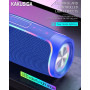 Boxa Portabila TWS Kakusiga KSC-614 Colorful Light, Bluetooth 5.0, Albastru