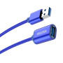 Adaptor extensie USB-A Mama-Tata 1.2m, Kakusiga KSC-753, Albastru