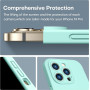 Husa de protectie din silicon pentru Apple iPhone 7, SoftTouch, interior microfibra, Verde Menta