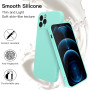 Husa de protectie din silicon pentru Apple iPhone 7, SoftTouch, interior microfibra, Turcoaz