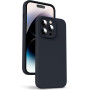 Husa de protectie din silicon pentru Apple iPhone 8, SoftTouch, interior microfibra, Negru