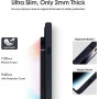 Husa de protectie din silicon pentru Apple iPhone 8, SoftTouch, interior microfibra, Negru