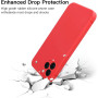 Husa de protectie din silicon pentru Apple iPhone 8, SoftTouch, interior microfibra, Rosu