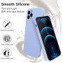 Husa de protectie din silicon pentru Apple iPhone 7 Plus, SoftTouch, interior microfibra, Lilac