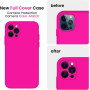 Husa de protectie din silicon pentru Apple iPhone 11, SoftTouch, interior microfibra, Roz Neon