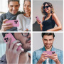 Husa de protectie din silicon pentru Samsung Galaxy A10, SoftTouch, interior microfibra, Mov Lilac