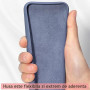 Husa Silicon Silk Touch compatibila cu Motorola Moto E40 4G, interior catifea, Turcoaz