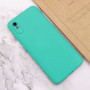 Husa Silicon Silk Touch compatibila cu Xiaomi Redmi 9A, interior catifea, Turcoaz