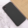 Husa Silicon Silk Touch compatibila cu Xiaomi Redmi 9A, interior catifea, Negru