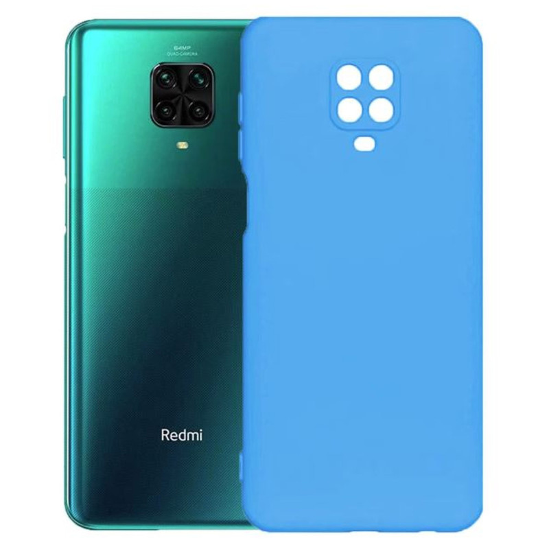 Accesoriu Husa Silk Touck Albastru Xiaomi Redmi Note 9 Pro