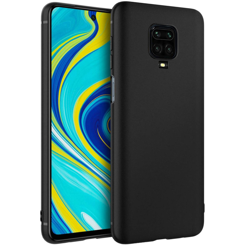 Accesoriu Husa Silk Touck Negru Xiaomi Redmi Note 9 Pro