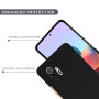 Husa Silicon Silk Touch compatibila cu Xiaomi Redmi Note 10 Pro, interior catifea, Negru