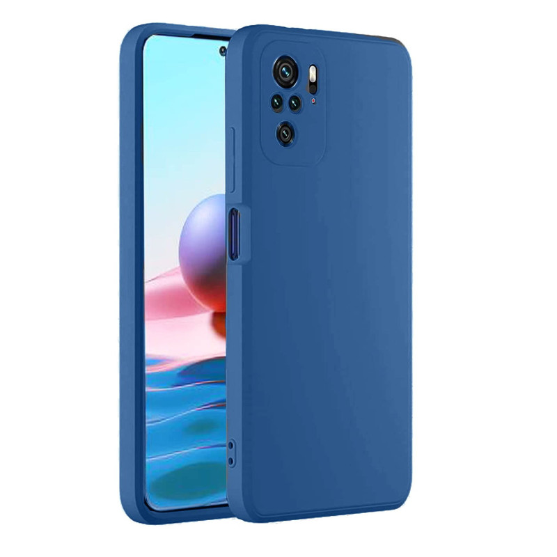 Husa Silk Touck Albastru Xiaomi Redmi Note 10 3gm