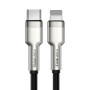 Cablu Date si Incarcare Kakusiga KSC-685 mufa tip Lightning la USB-C 20W PD, Gri