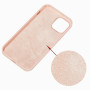 Husa din silicon compatibila cu iPhone 15, silk touch, interior din microfibra, camera bump, Roz Pal