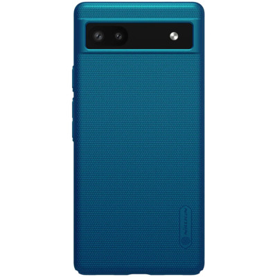 Husa de protectie Nillkin Super Frosted Shield pentru Google Pixel 6a Blue