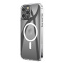 Husa de protectie din silicon Hoco Transparent Magnetic Case, pentru iPhone 15 - Alb