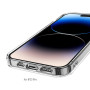 Husa de protectie din silicon Hoco Transparent Magnetic Case, pentru iPhone 15 - Alb