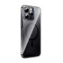 Husa de protectie din silicon Hoco Transparent Magnetic Case, pentru iPhone 15 - Negru