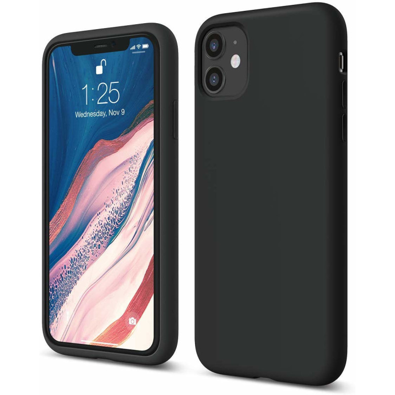 Husa Silk Touck Negru Apple iPhone 11 oa