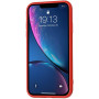 Husa de protectie compatibila cu iPhone XR, ultra slim silicon, interior din catifea, silk touch de culoare Rosu