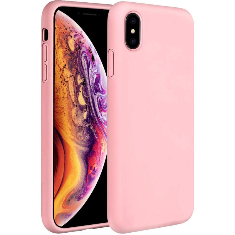 Husa Silk Touck Roz Apple iPhone XS Max oi