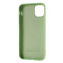 Husa protectie pentru iPhone 11, ultra slim, silicon Verde, interior din microfibra