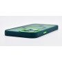 Husa Matte Silicon Camera Protection compatibil MagSafe pentru iPhone 14, Verde Inchis