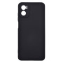 Husa de protectie din silicon pentru Motorola Moto E22, SoftTouch, interior microfibra, Negru