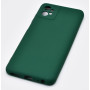 Husa de protectie din silicon pentru Motorola Moto G32, SoftTouch, interior microfibra, Verde Inchis