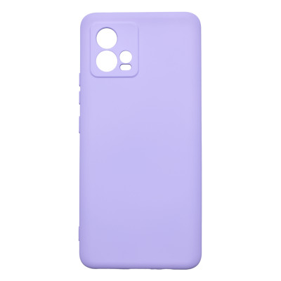 Husa de protectie din silicon pentru Motorola Moto G72, SoftTouch, interior microfibra, Lilac