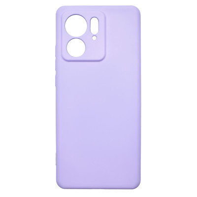 Husa de protectie din silicon pentru Motorola Moto Edge 40, SoftTouch, interior microfibra, Lilac