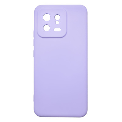 Husa de protectie din silicon pentru Xiaomi 13, SoftTouch, interior microfibra, Lilac