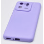 Husa de protectie din silicon pentru Xiaomi 13 Pro, SoftTouch, interior microfibra, Lilac