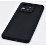 Husa de protectie din silicon pentru Xiaomi 13 Pro, SoftTouch, interior microfibra, Negru