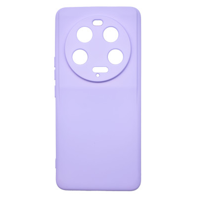 Husa de protectie din silicon pentru Xiaomi 13 Ultra, SoftTouch, interior microfibra, Lilac